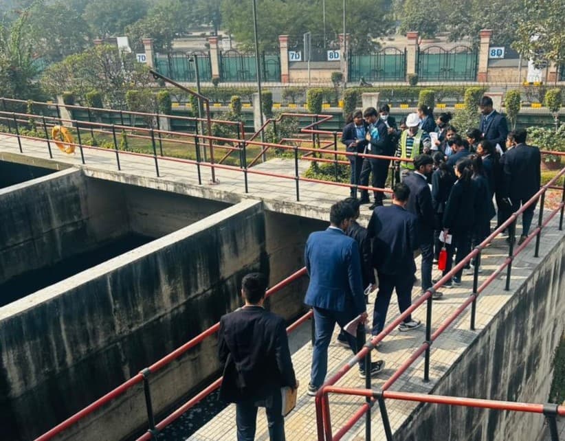Educational Visit to Delhi Gate Sewage Treatment Plant, New Delhi - Image 1