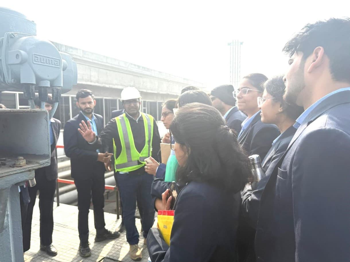 Educational Visit to Delhi Gate Sewage Treatment Plant, New Delhi - Image 2