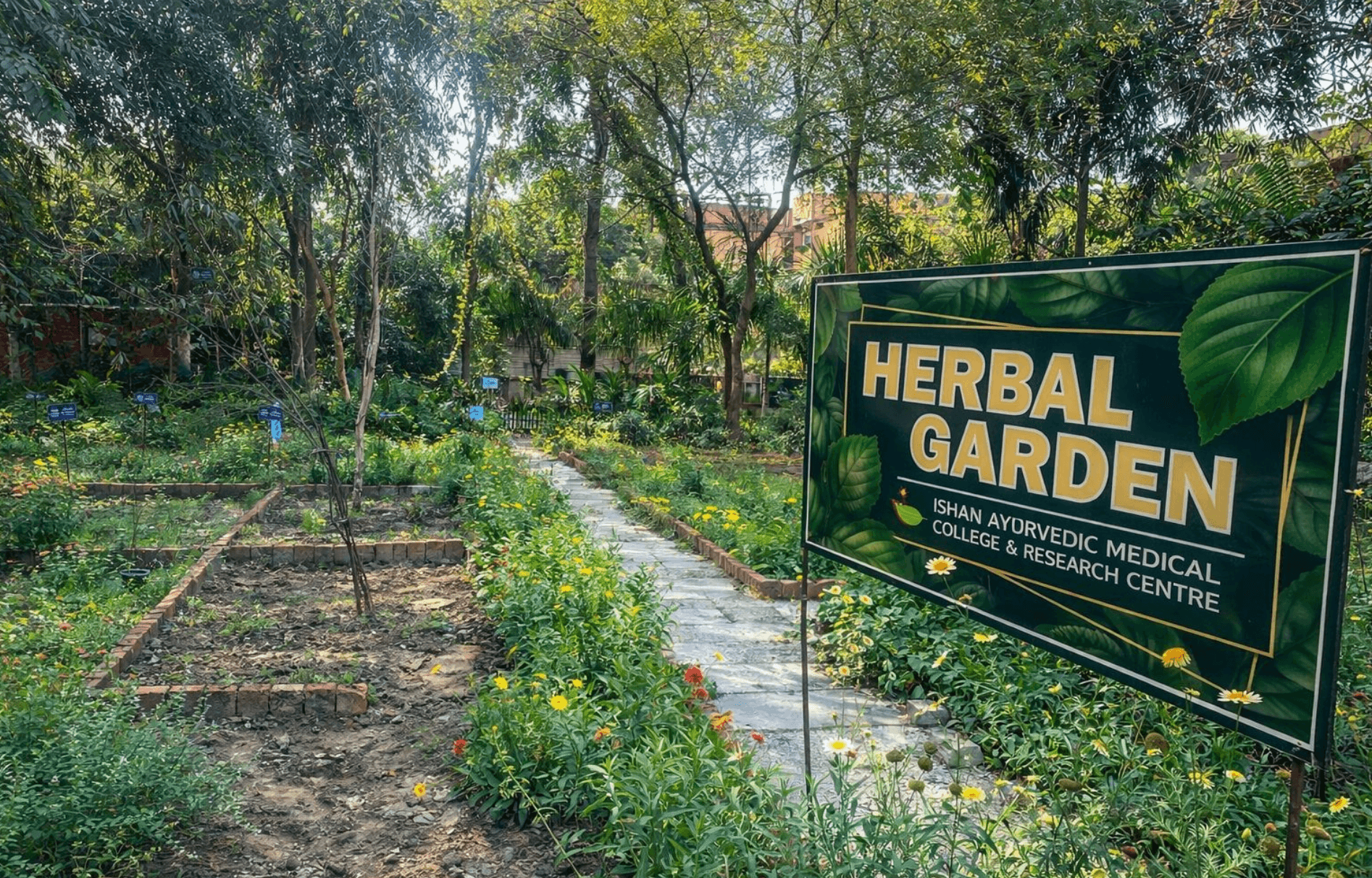 Herbal Garden at Ishan Institute