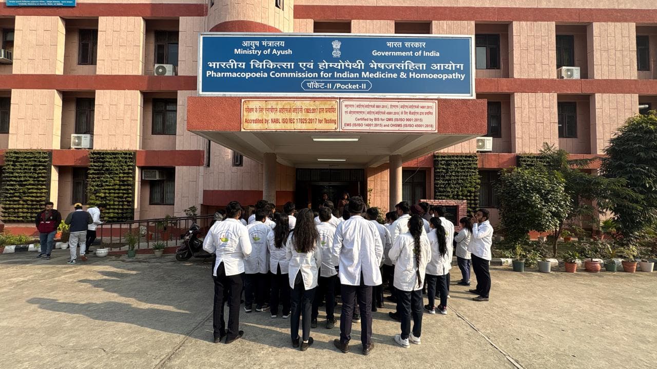 Academic Visit to Pharmacopoeia Commission of Indian Medicine & Homoeopathy (PCIM&H), Ghaziabad - Photo 3