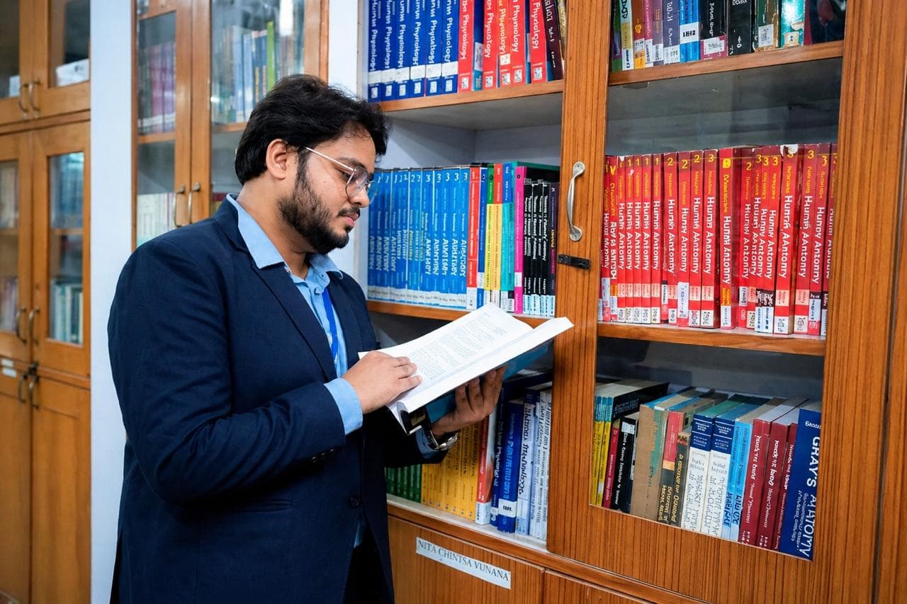 Library interior view