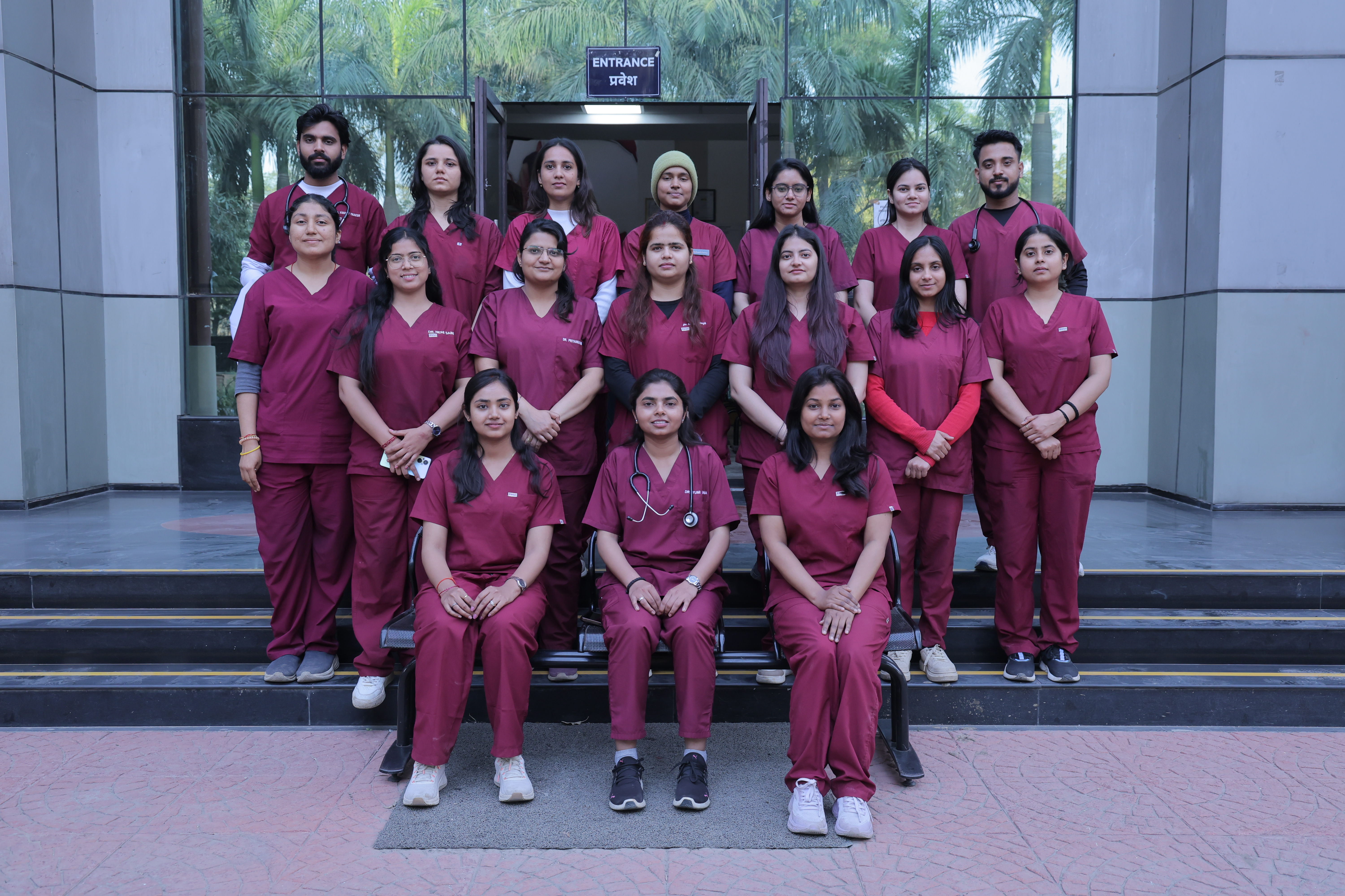 Students at Ishan Ayurved