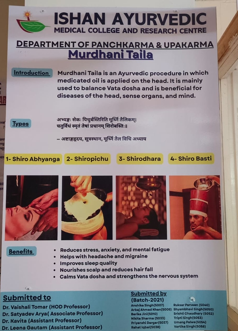 Department of Panchakarma - Lab 1