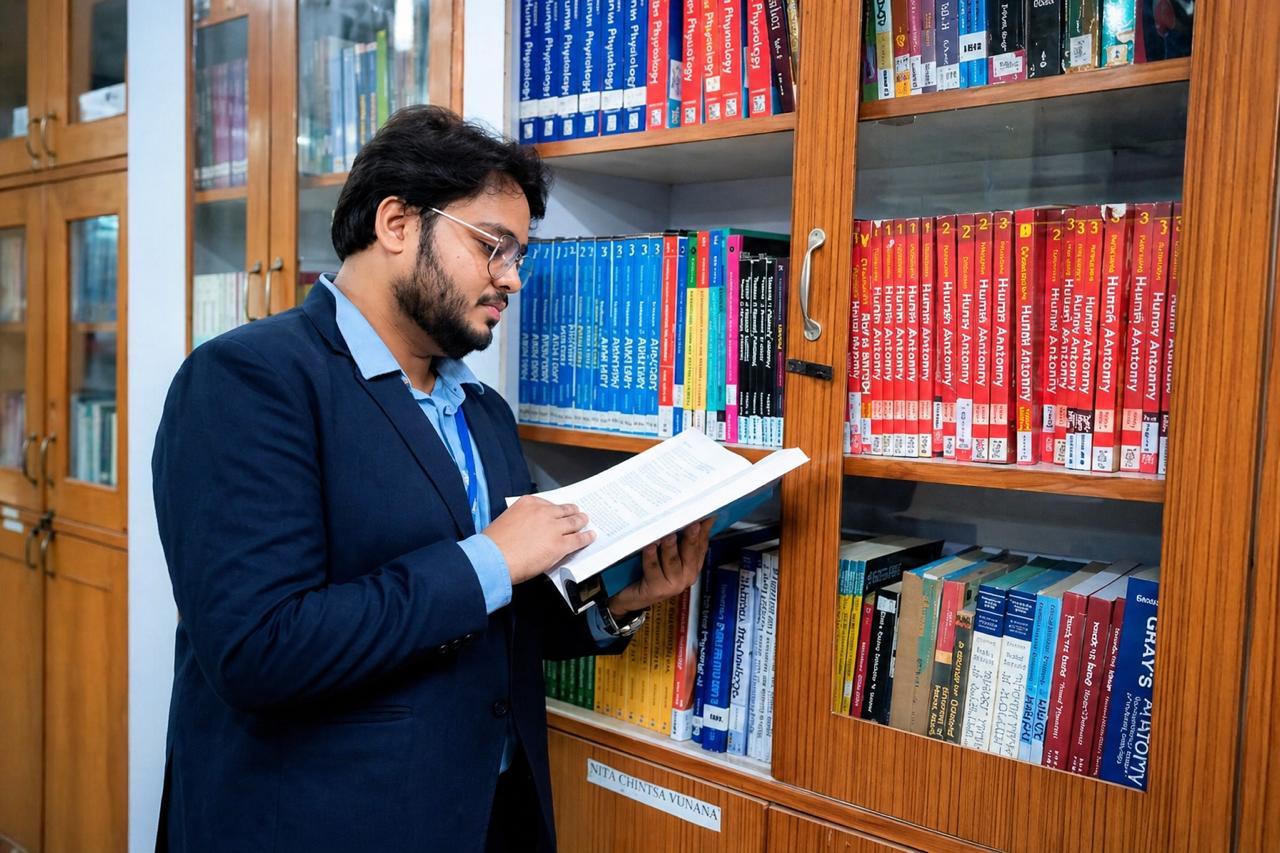 Library interior view