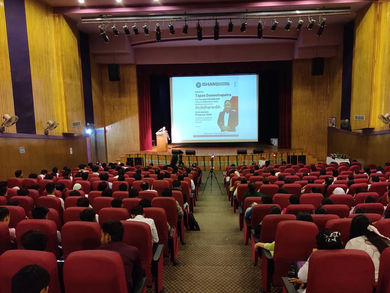 Auditorium audience during event